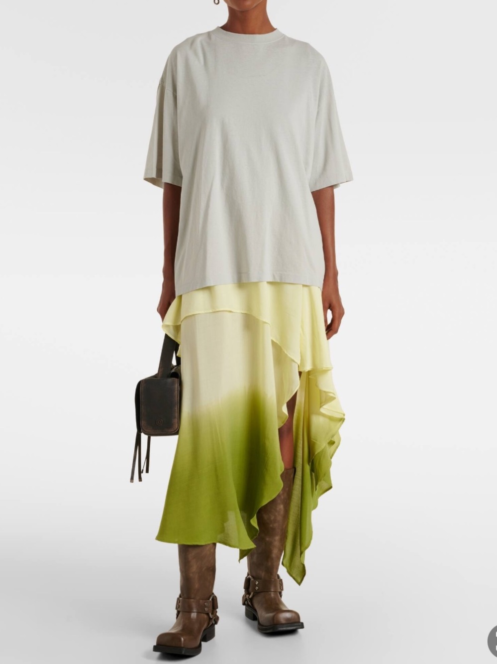 Acne Studios Layered T Shirt Dress Size small NWT